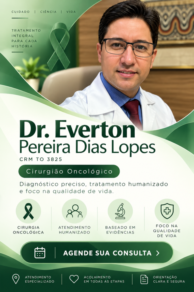 Dr. Everton Pereira Dias Lopes, cirurgião oncológico